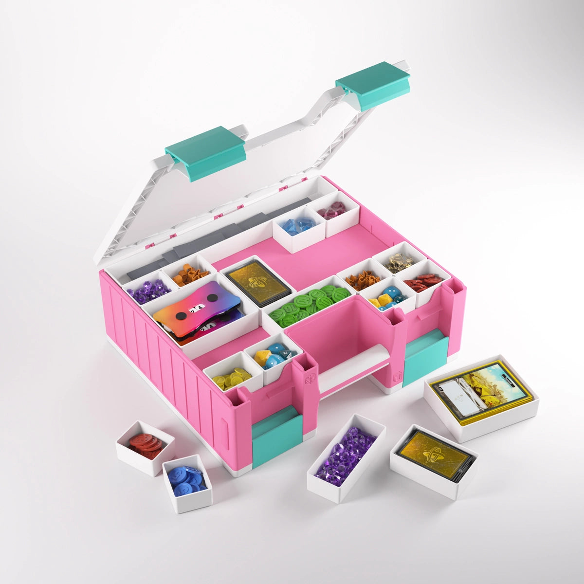 Caja Gamegenic Game Castle Blanco / Rosa / Verde