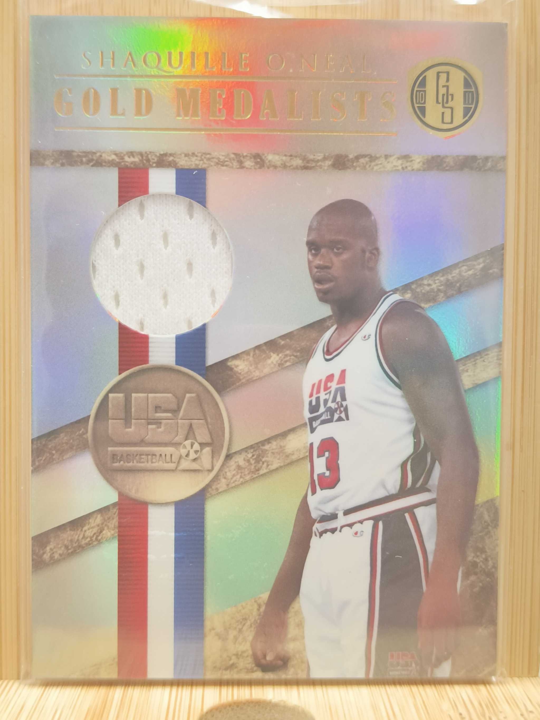 2010-11 Panini Gold Medalist Shaquille O'Neal Jersey /299 TEAM USA