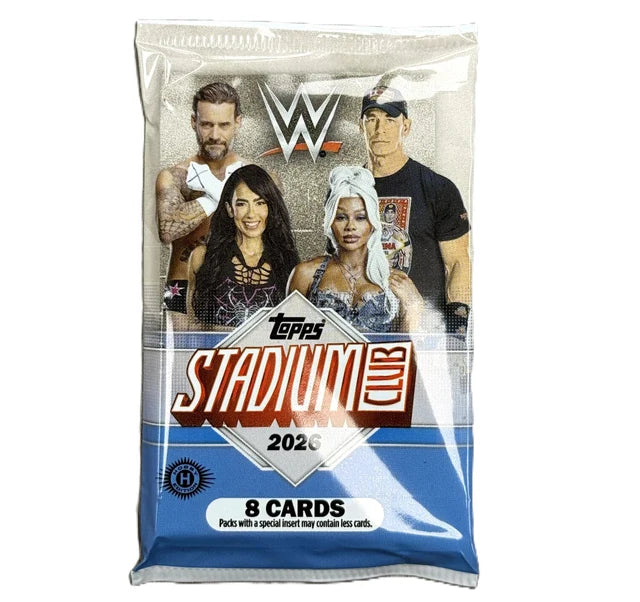 Box Caja Cromos 2026 Topps Stadium Club WWE Wrestling Hobby Box