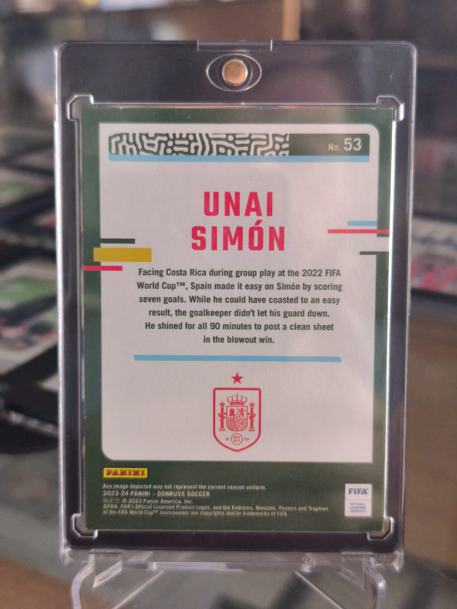 2023-24 Panini Donruss Unai Simon Green #53 /5