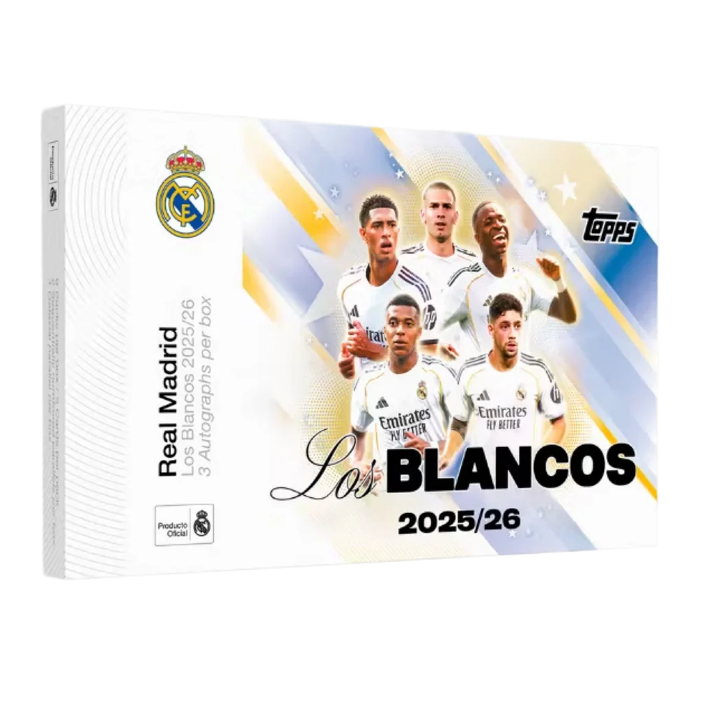 Box Caja Cromos 2025-26 Topps Los Blancos Real Madrid