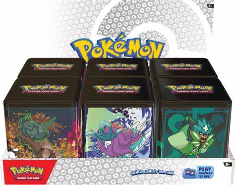 Caja Cromos Pokemon Stacking Tins Q1 2025