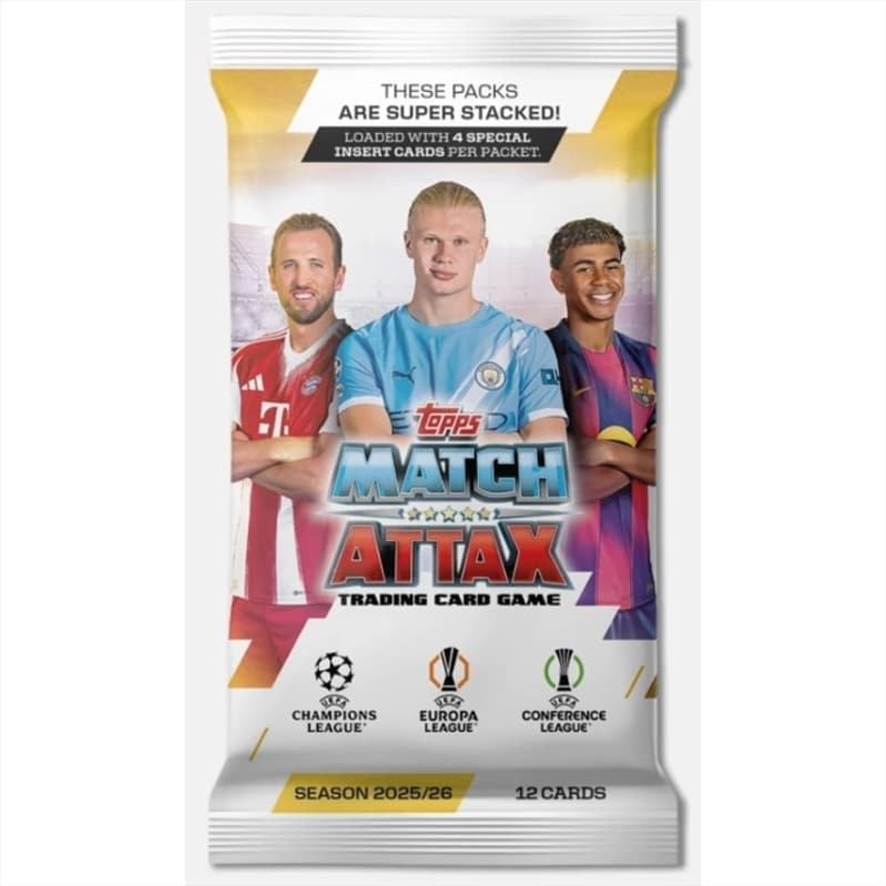 Sobre Cromos 2025-26 Topps UCC Match Attax Extra