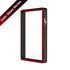 Slabmags METALLIC BLACK With Color Glass Border RED Made For Standard Thick PSA Slabs