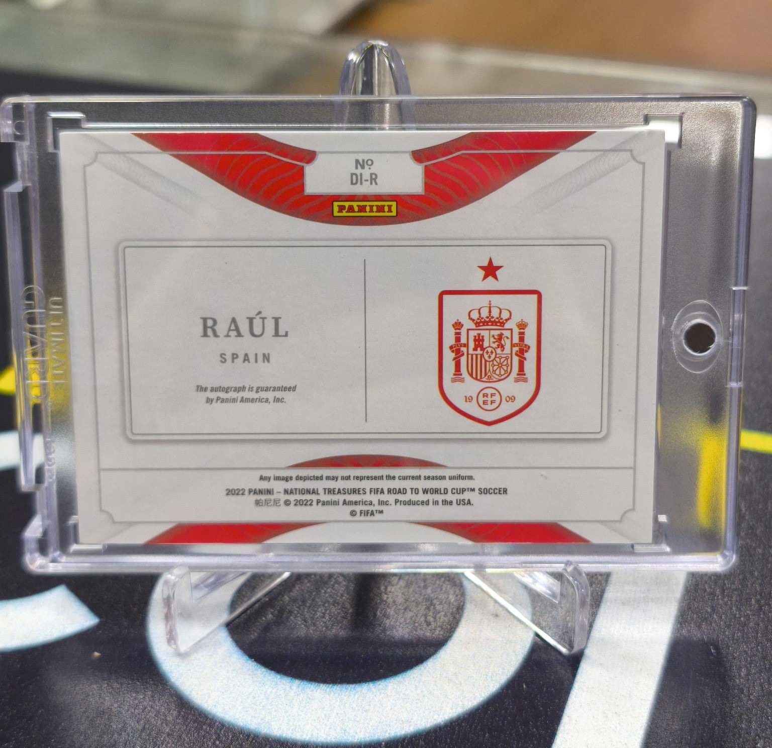 2022 Panini National Treasures Road to World Cup Raul Auto /99 Spain