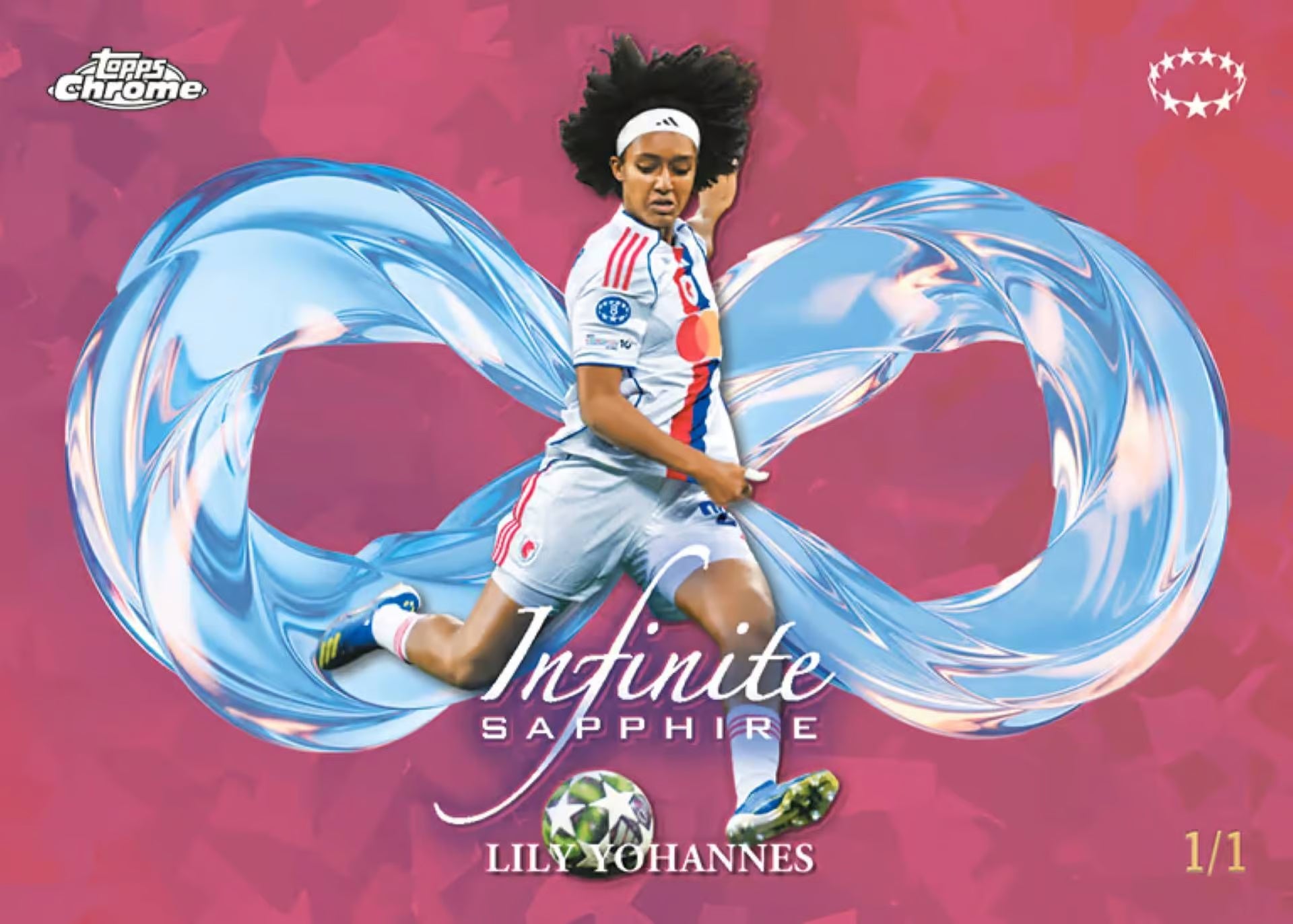 Box Caja Cromos 2025-26 Topps Chrome Sapphire Women's UEFA Champions League Soccer Hobby