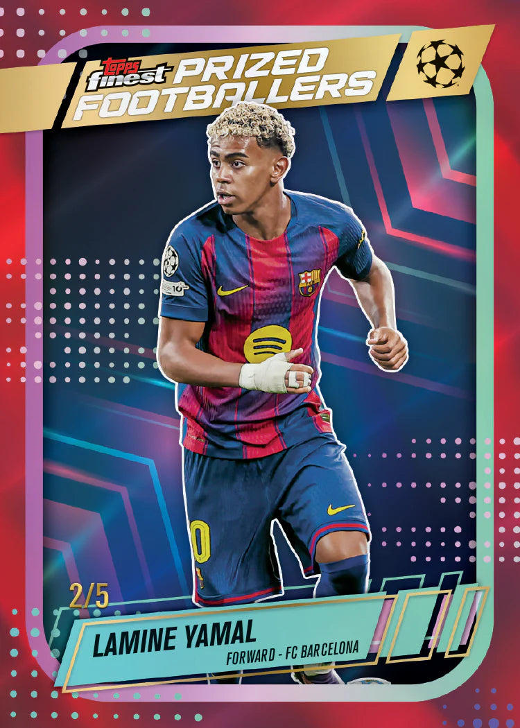 Box Caja Cromos 2025-26 Topps® Finest UEFA Club Competitions Hobby Box