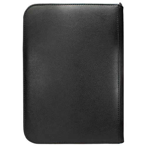 Archivador UltraPro Vivid 4 Pocket Zippered Black -