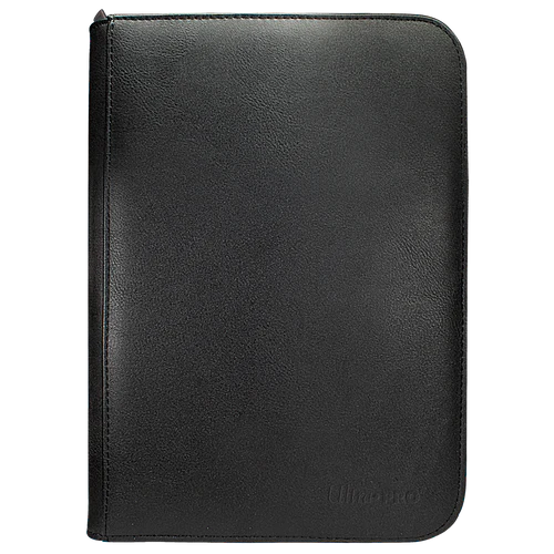 Archivador UltraPro Vivid 4 Pocket Zippered Black -
