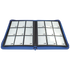 Archivador Ultra Pro Vivid 9 Pocket Zippered Blue -