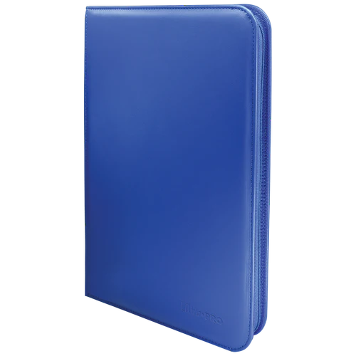 Archivador Ultra Pro Vivid 9 Pocket Zippered Blue -