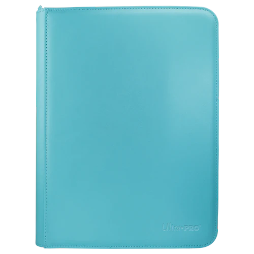 Archivador Ultra Pro Vivid 9 Pocket Zippered Light Blue -