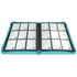 Archivador UltraPro Vivid 9 Pocket Zippered Light Blue10pristine