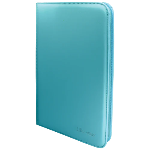 Archivador Ultra Pro Vivid 9 Pocket Zippered Light Blue -