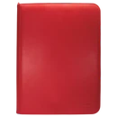 Archivador Ultra Pro Vivid 9 Pocket Zippered Rojo -