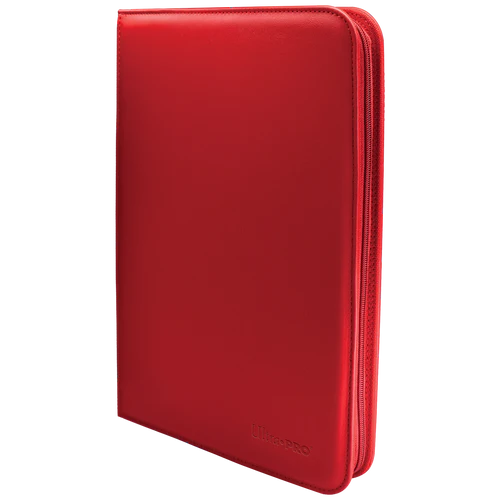 Archivador Ultra Pro Vivid 9 Pocket Zippered Rojo -
