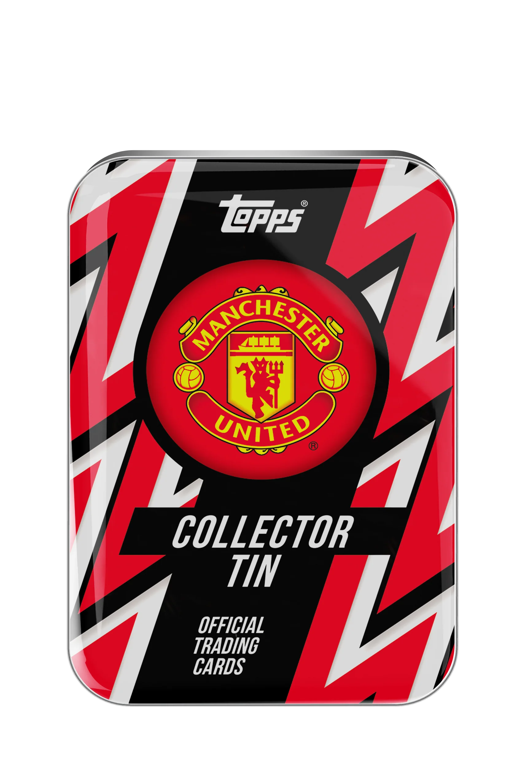 Box Caja Cromos 2025-26 Topps Soccer Manchester United Collector Tin