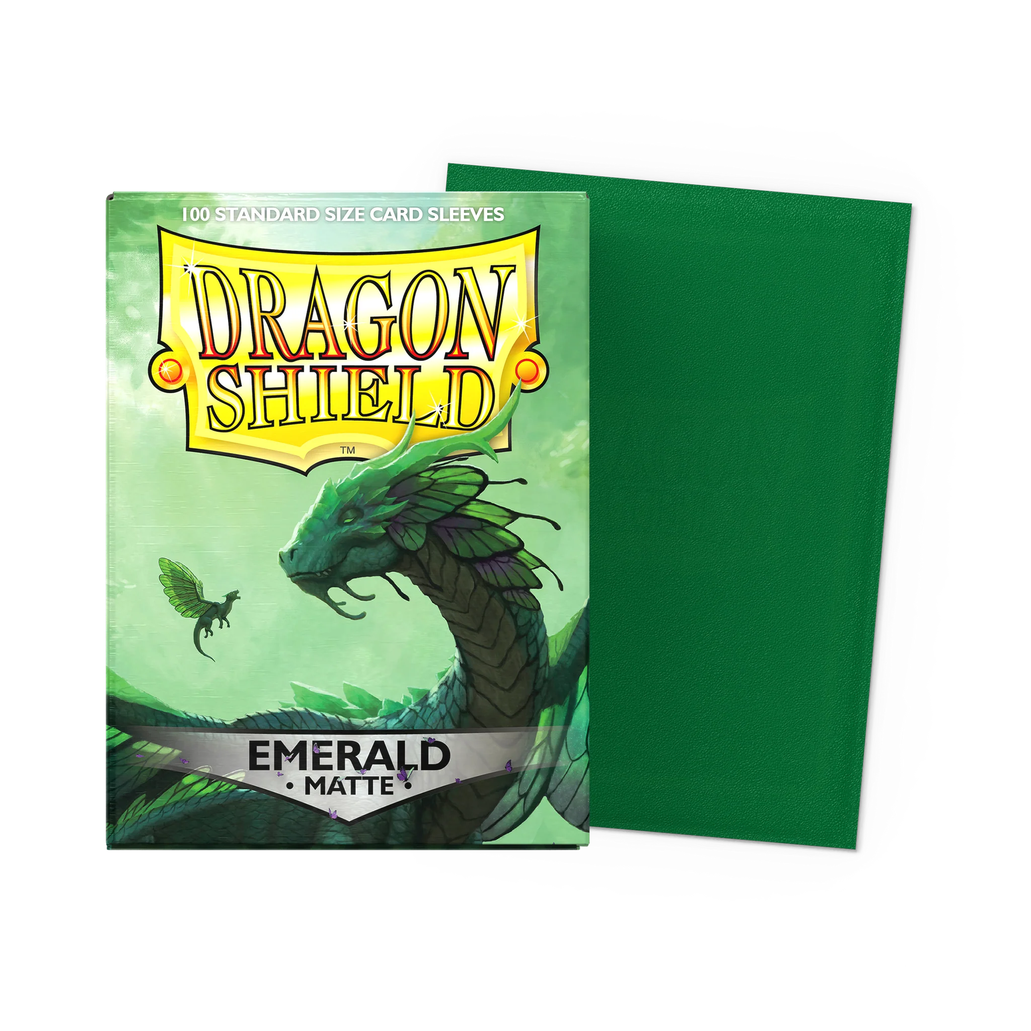 Sleeves Dragon Shield Emerald - Matte Sleeves 100pcs