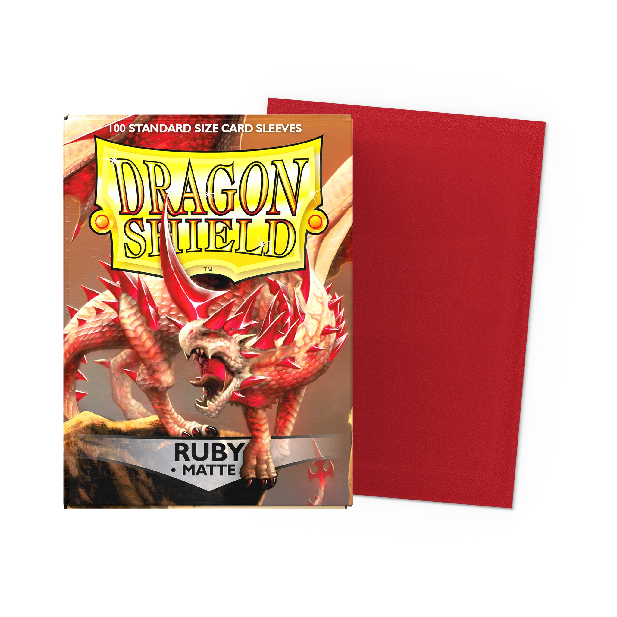 Sleeves Dragon Shield Ruby - Matte Sleeves 100pcs