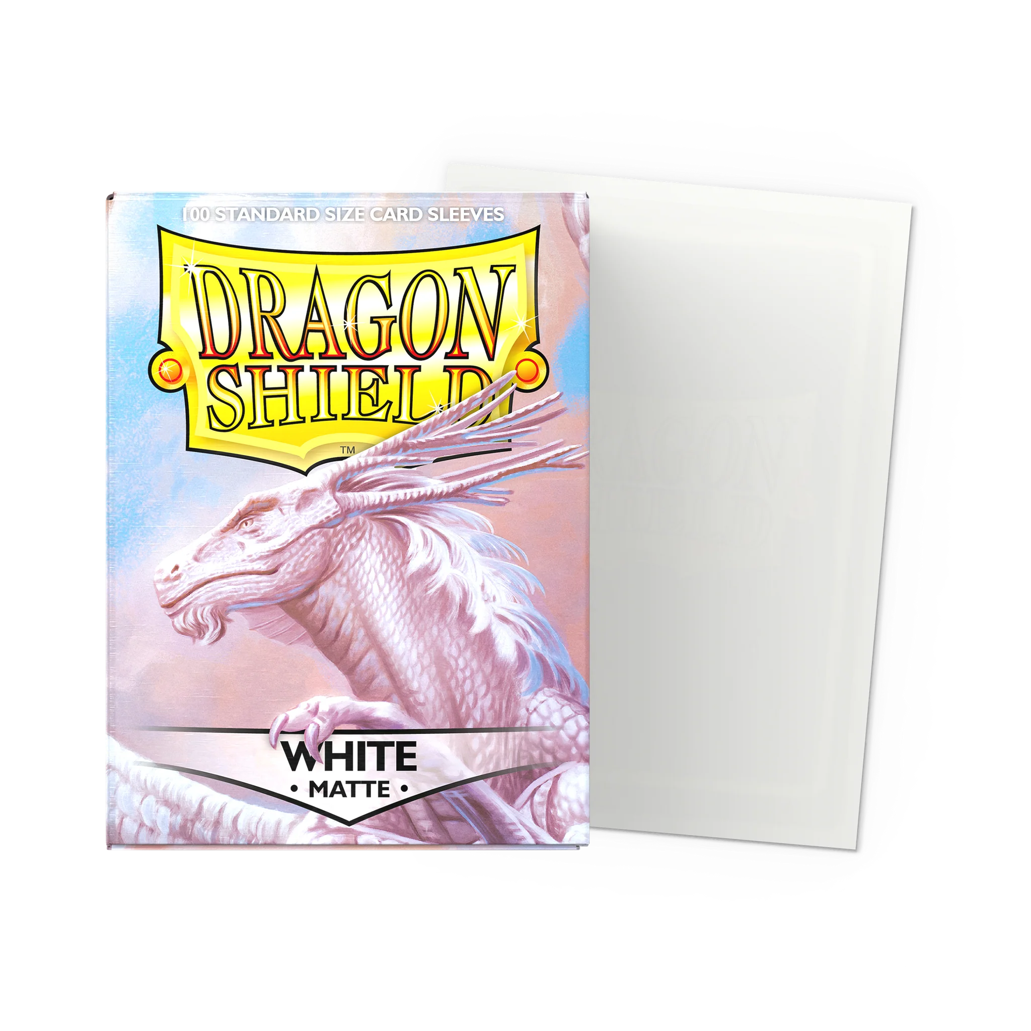 Sleeves Dragon Shield White - Matte Sleeves 100pcs