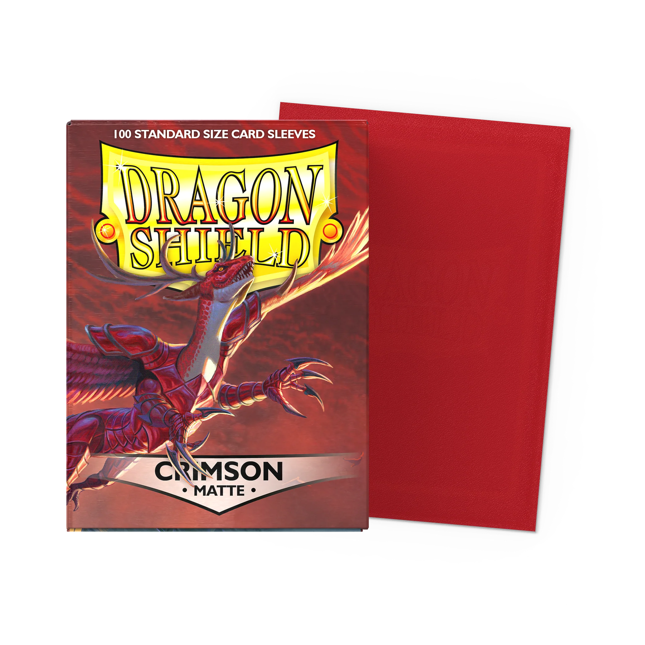 Sleeves Dragon Shield Crimson - Matte Sleeves 100pcs