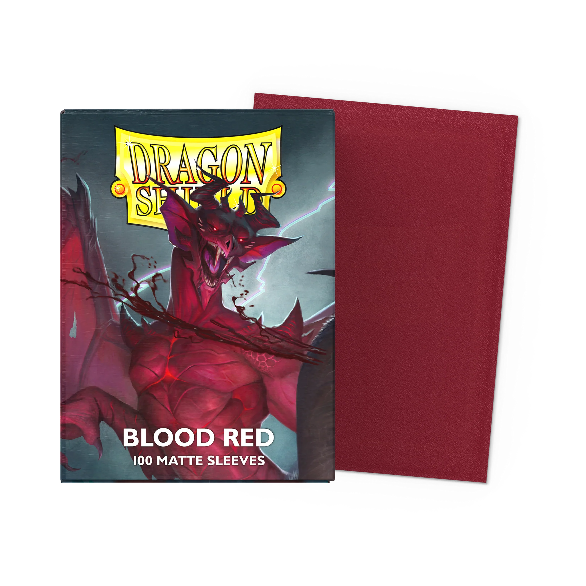 Sleeves Dragon Shield Blood Red - Matte Sleeves 100pcs