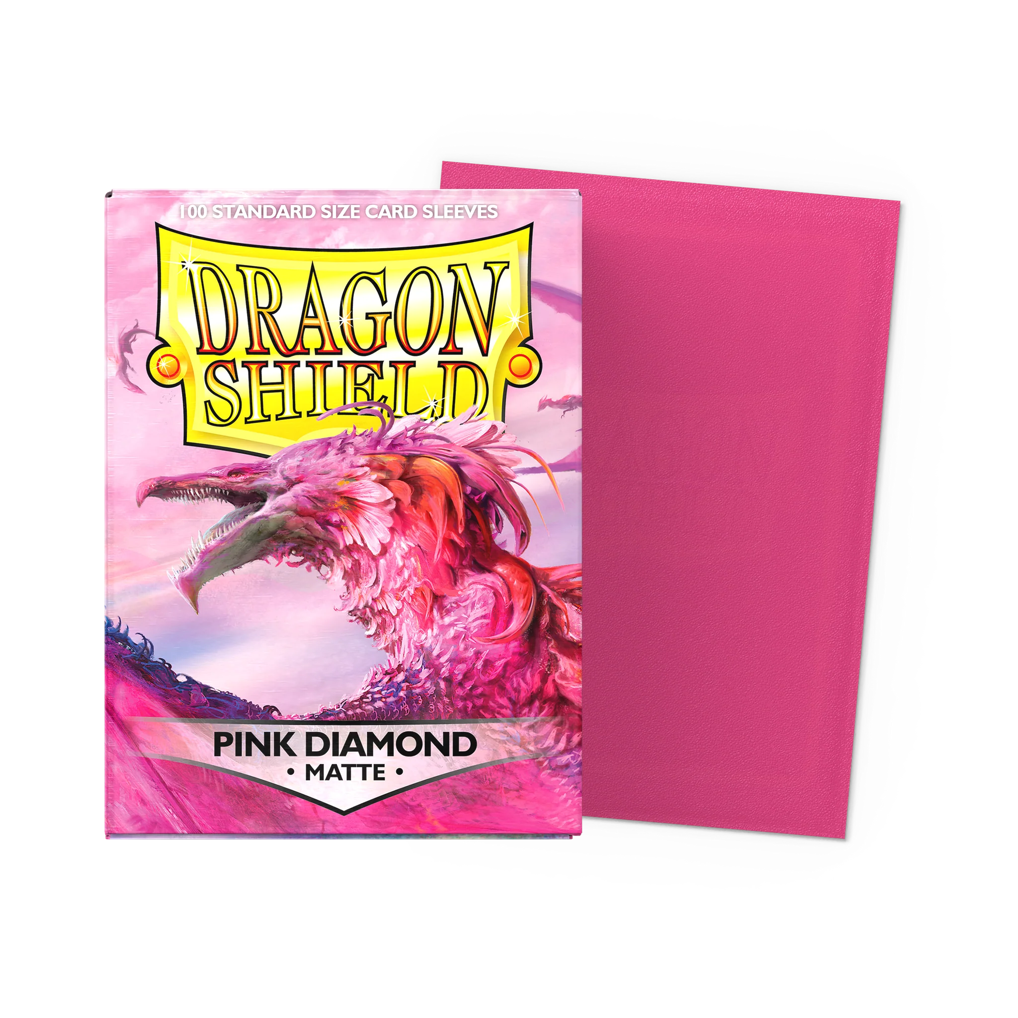 Sleeves Dragon Shield Pink Diamond - Matte Sleeves 100pcs