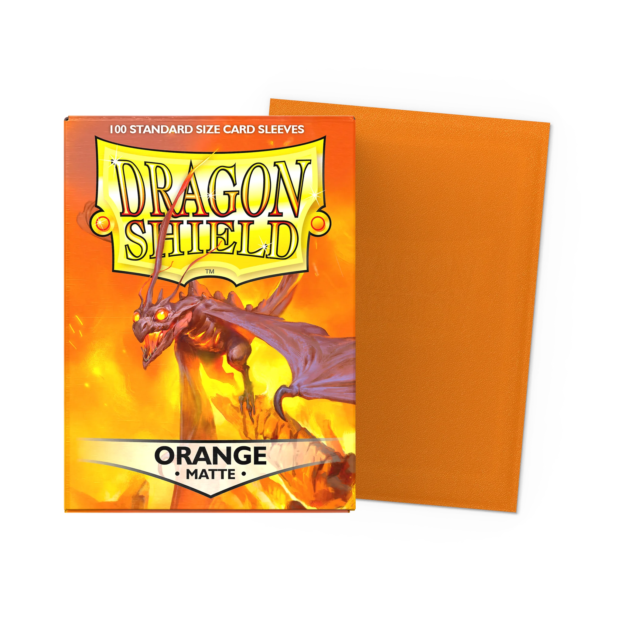 Sleeves Dragon Shield Orange - Matte Sleeves 100pcs
