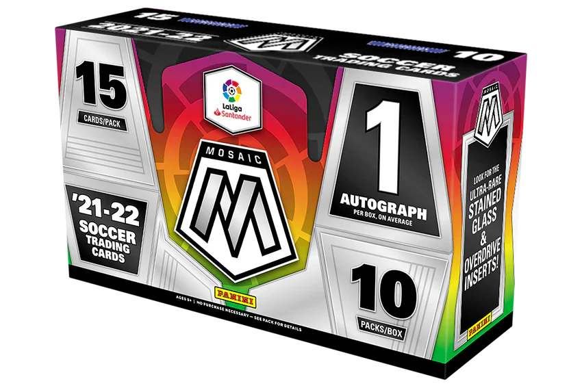 Box Caja Cromos 2021/22 Panini Mosaic La Liga Hobby Box