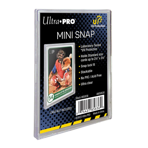 Caja Transparente UV Mini Snap Card Holder UltraPro10pristine