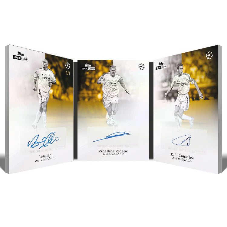 Caja Cromos 2025-26 Topps UEFA Club Competitions Simplicidad Box