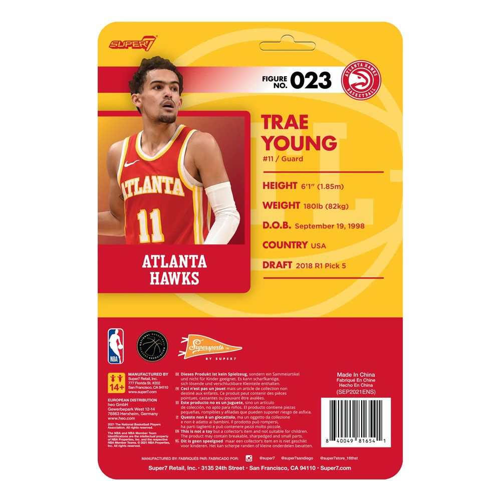 Figura NBA Figura ReAction Wave 4 Trae Young (Hawks) 10 cm -