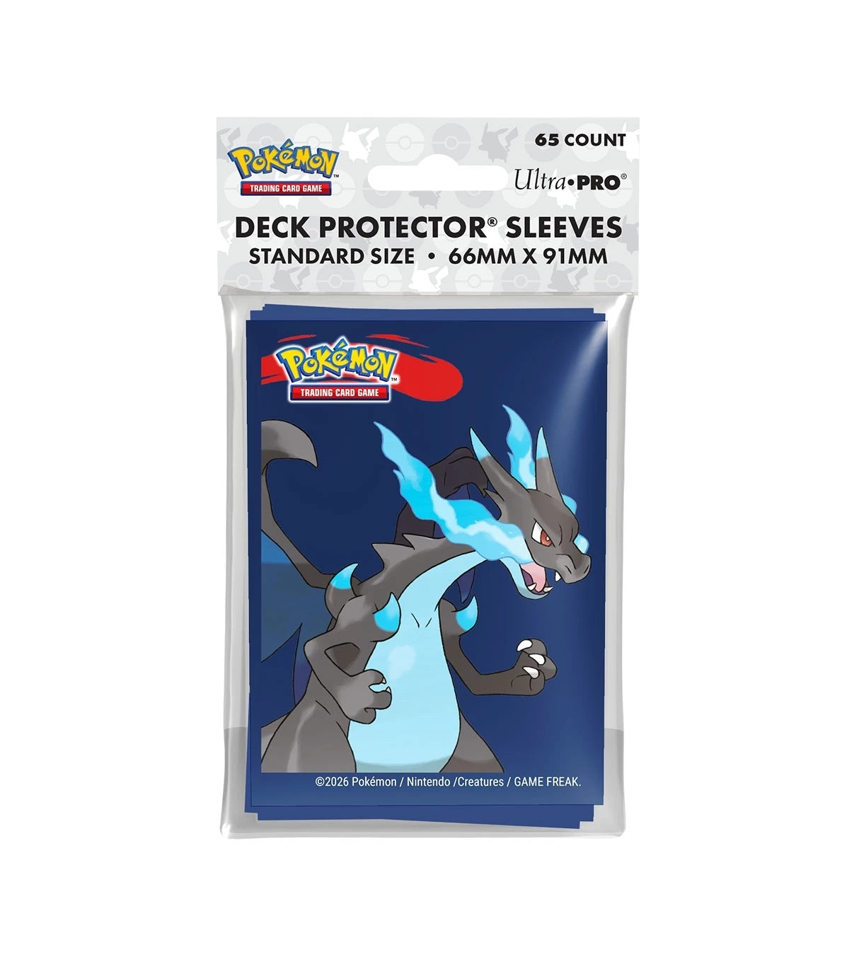 Sleeves UltraPro Fundas Standard (65 unidades) Charizard X Pokemon Blue