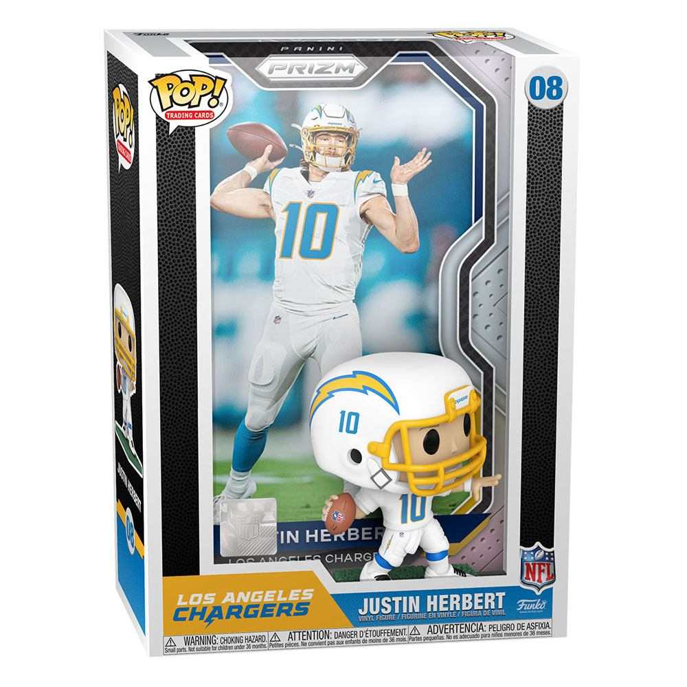 Funko NFL Trading Card POP! Football Vinyl Figura Justin Herbert 9 cm10pristine