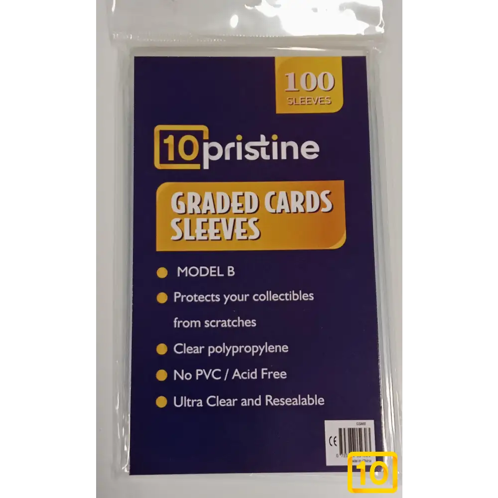 Graded Card Bags 10Pristine Model B 100pcs - Accesorios
