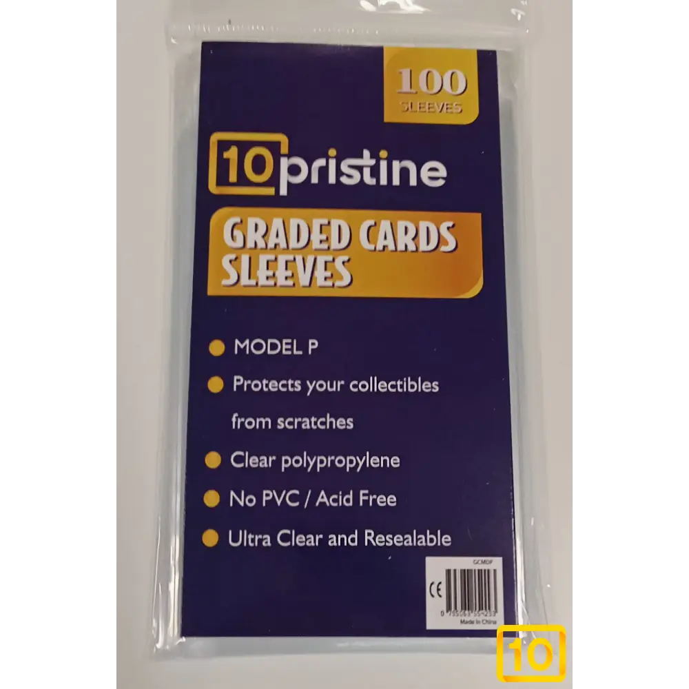 Graded Card Bags 10Pristine Model P 100pcs - Accesorios