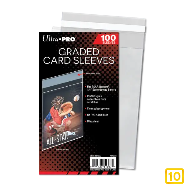 Graded Card Resealable Bags Ultra Pro (100pcs) - 10pristine