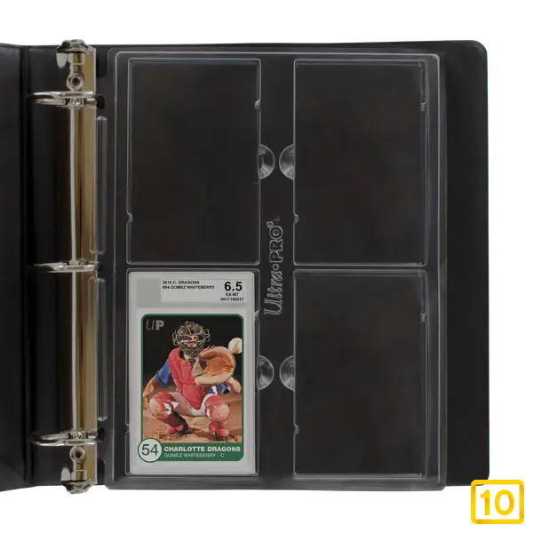 Hoja 4 Bolsillos para Beckett Slabs Cards Gradeadas Ultra