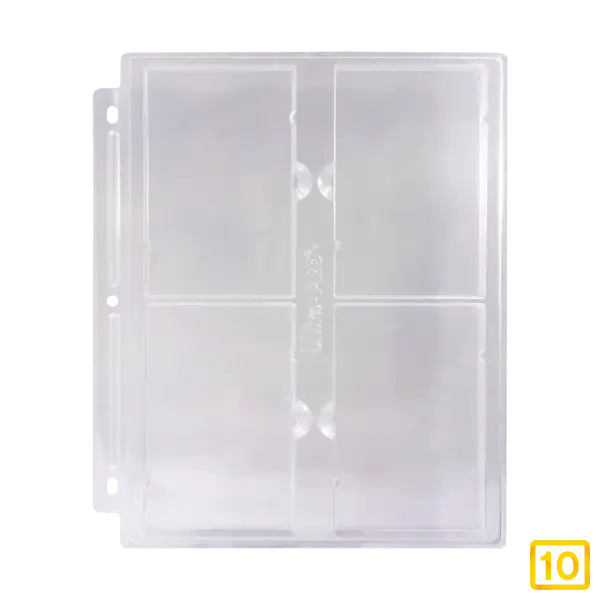 Hoja 4 Bolsillos para PSA Slabs Cards Gradeadas UltraPro (1pc)10pristine
