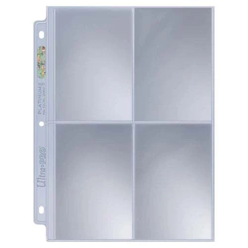 Hoja 4 Bolsillos Platinum Series 4-Pocket Pages para 3.5 x 5