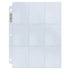 Hoja 9 Bolsillos Silver Ultra Pro (100pcs) - Accesorios