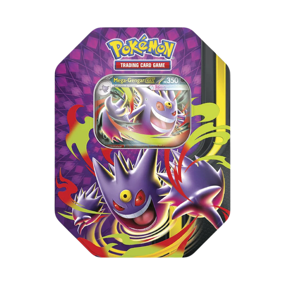 Caja Cromos Pokemon Lata Megaluz Lunar EX - Español