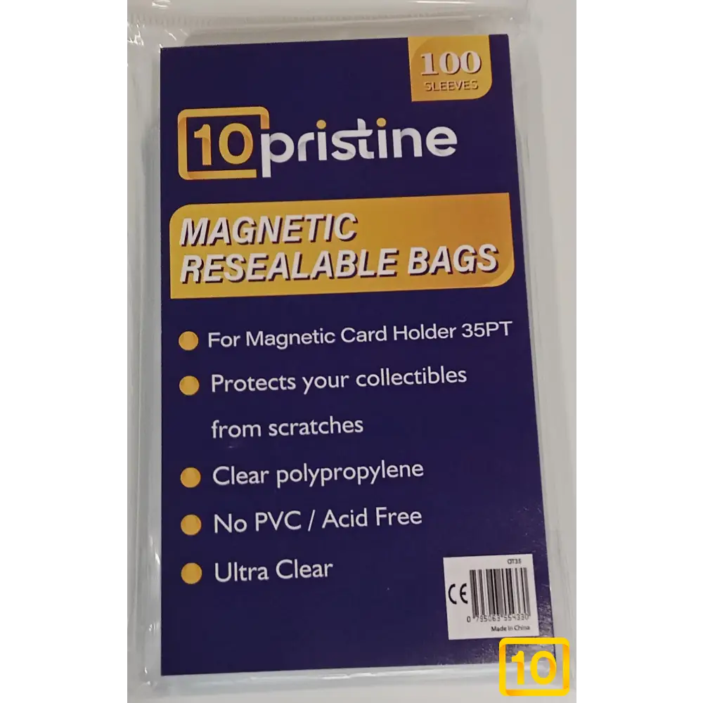 Magnetic Bag Perfect Fit 10Pristine 35-55PT 100pcs10pristine
