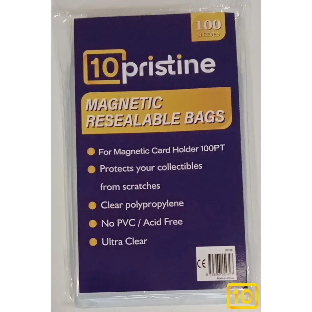 Magnetic Bag Perfect Fit 10Pristine  75-100PT 100pcs10pristine