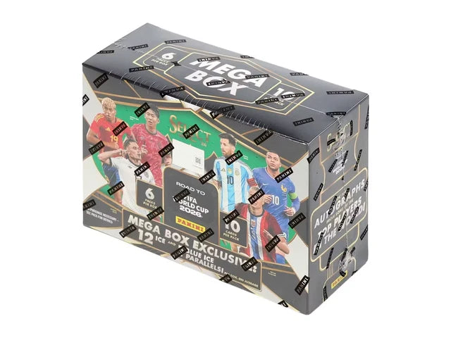 Box Caja Cromos 2025/26 Panini Select Road to FIFA World Cup Soccer Mega Hobby