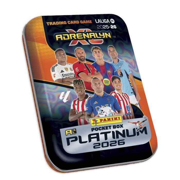 Cromos Sobre 2025-26 Panini Adrenalyn Platinum Box