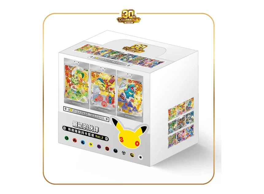 Caja Cromos Pokemon 30th Anniversary First Partner Vol. 2 CHINESE