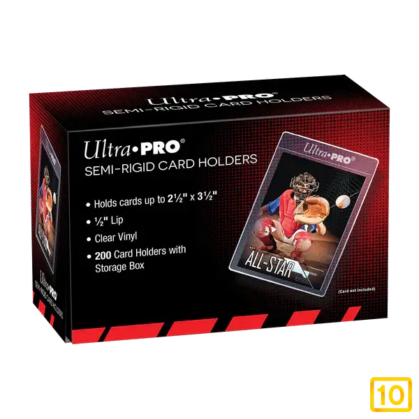 Semi-Rigid Card Holders UltraPro (200 Card Holders)