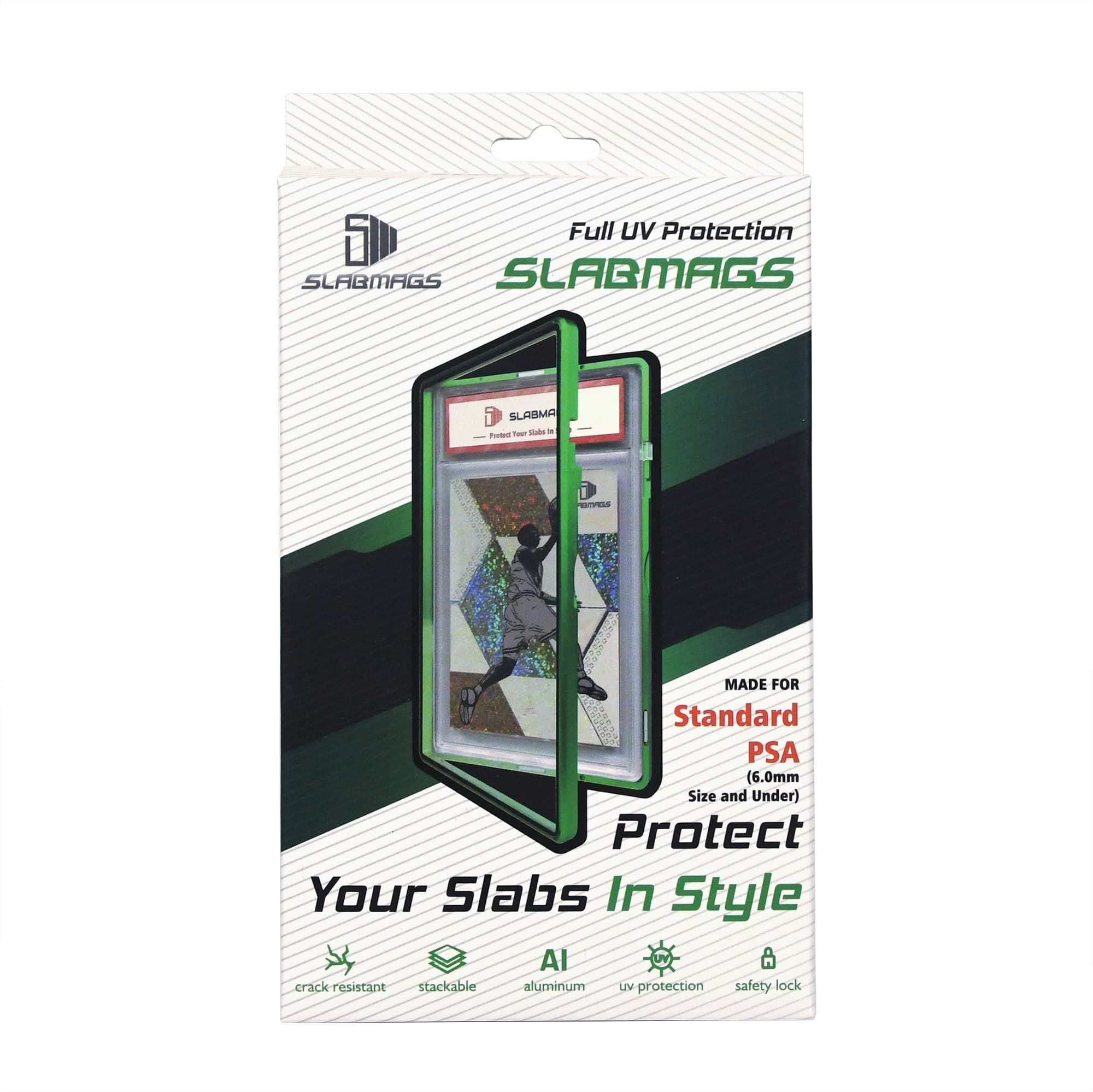 Slabmags GREEN Made For Standard PSA Slabs (Compatible