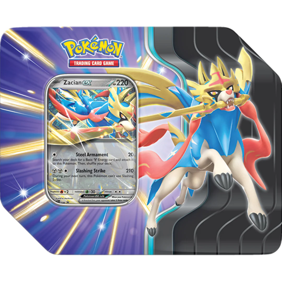 Box Caja Cromos Pokemon Lata Slashing Legends EX Summer Tins 2025
